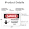 Signmission High Voltage Authorized Personnel Only Danger Sign, Aluminum, 24in W x 18in L, 2PK OS-2PACK-DS-A-1824-L-1340 - alternate 6